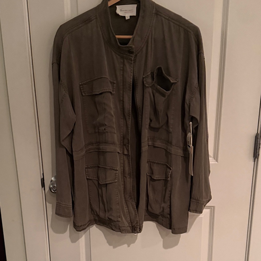 NWT never worn Vince Camuto Olive Green Jacket with Utility Details